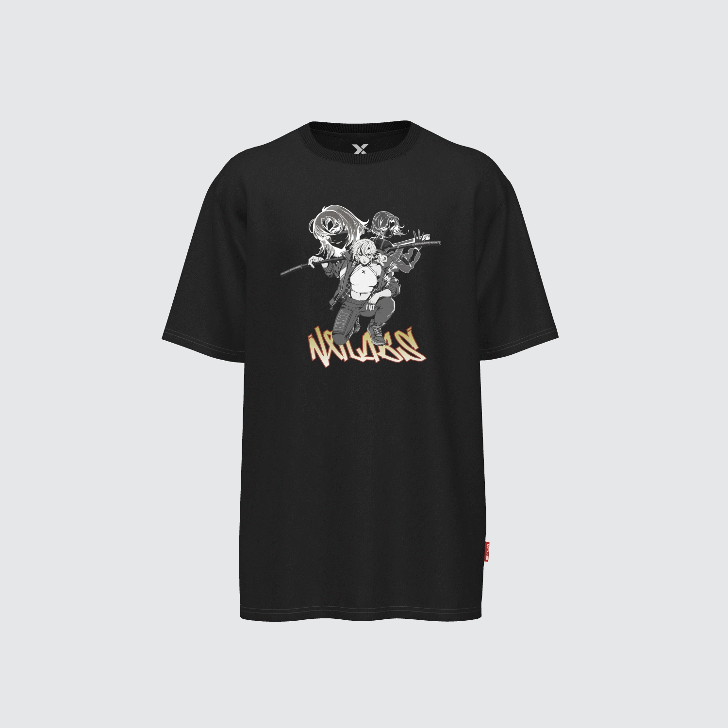 NXT AZUKI No.4589 Black T-Shirt