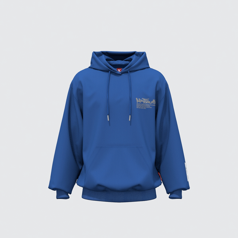 NXT AZUKI No.4589 Blue Hoodie