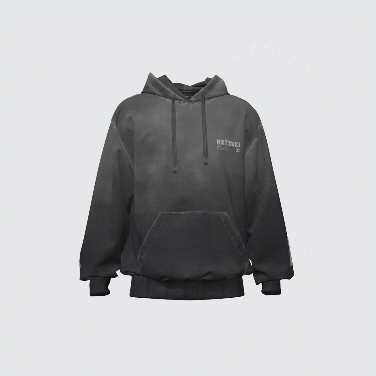 NXT AZUKI No.5787 Stone Washed Hoodie