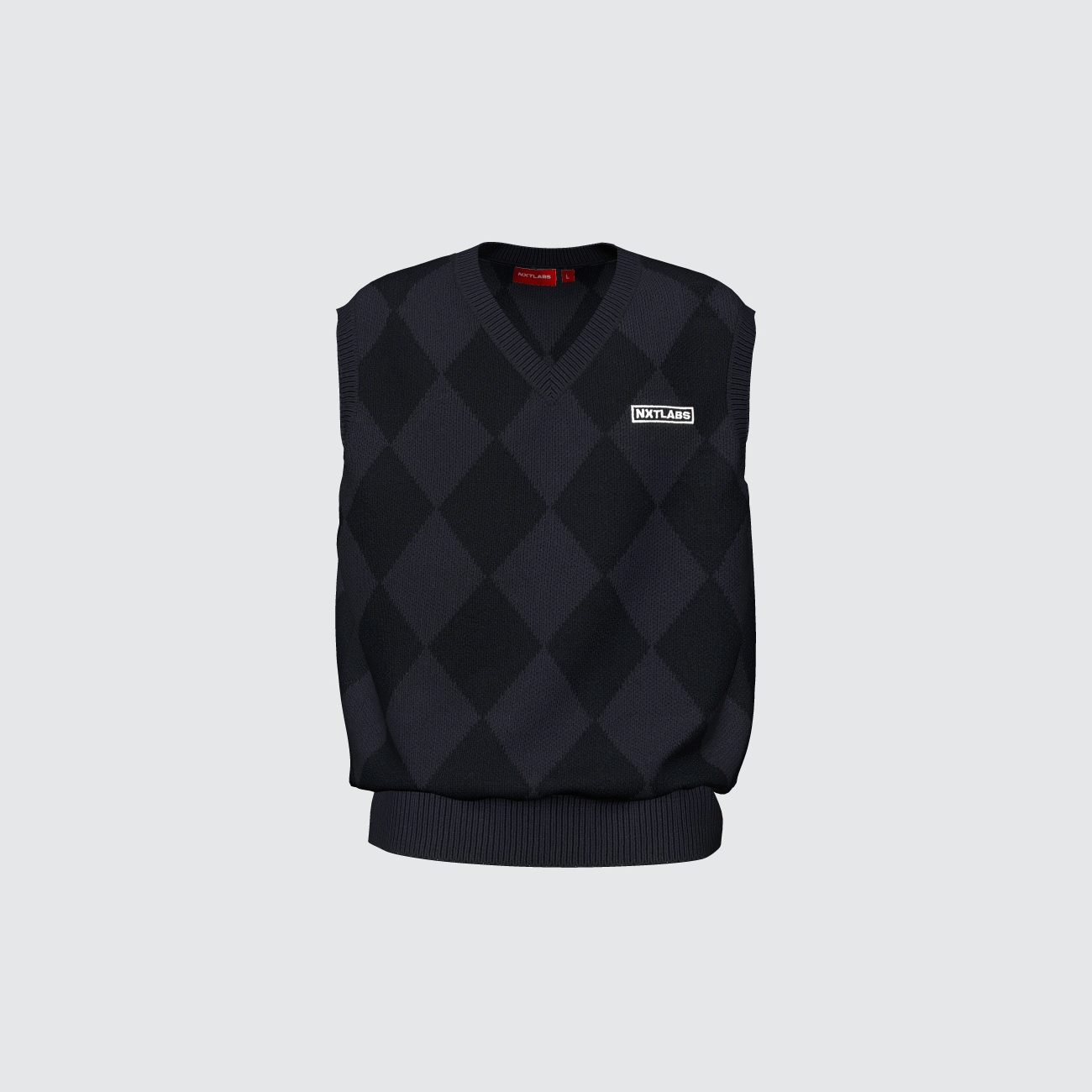 V-Neck Argyle Sweater Vest