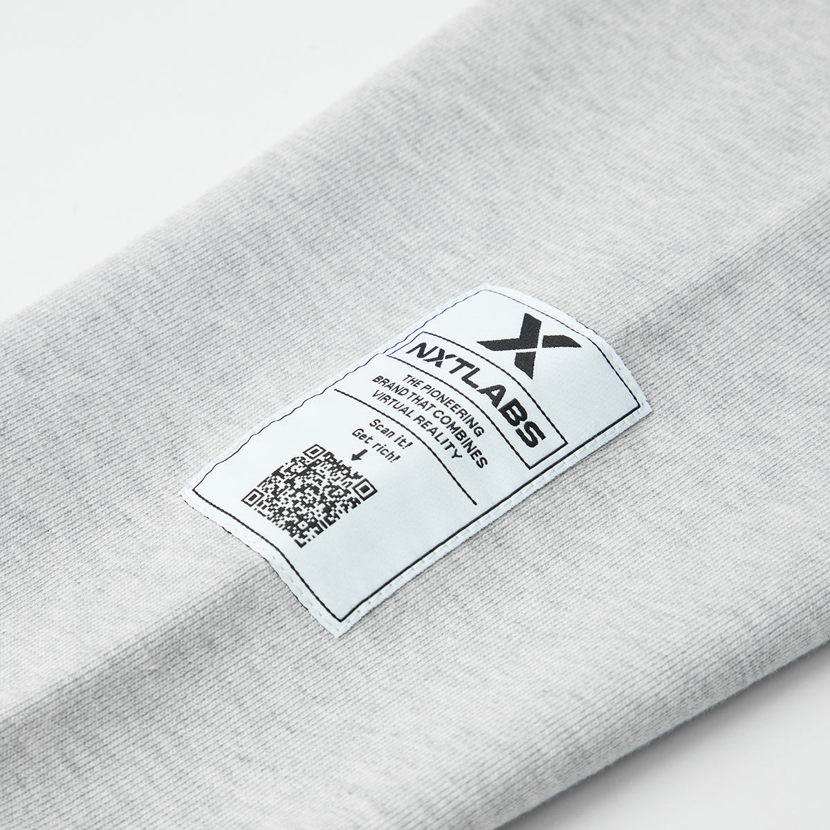 Embroidery Grey Logo Sweatshirt