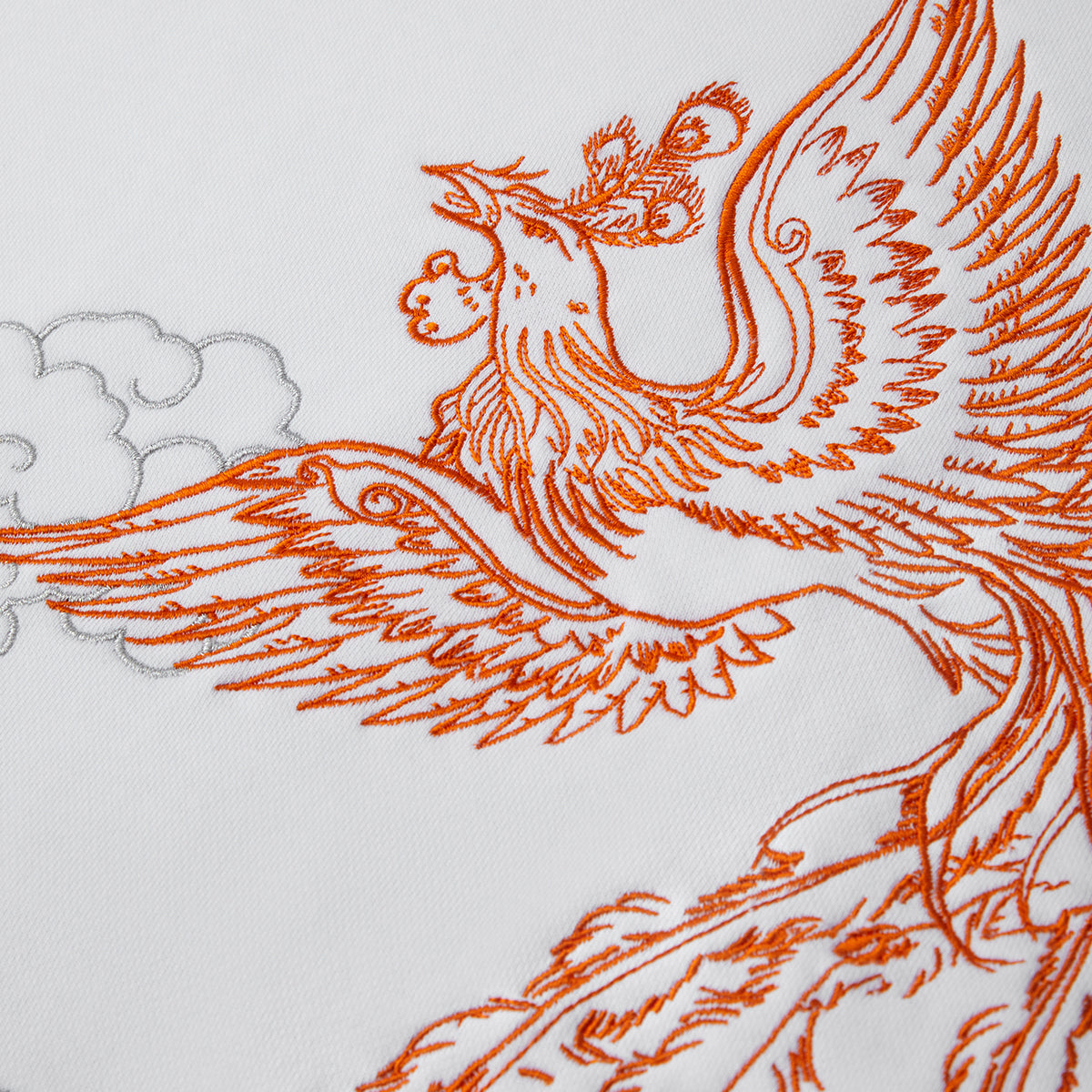Fire Bird Embroidered French Terry Tee
