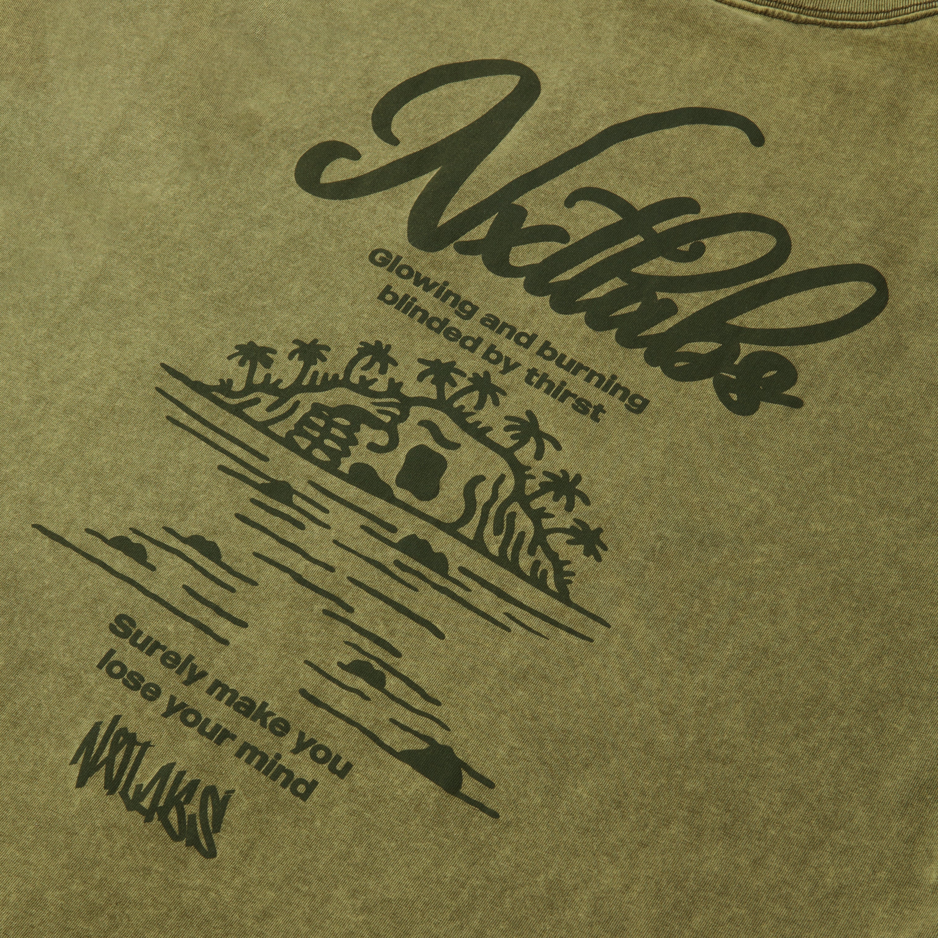 City Pop Graphic Tee Stone Washed