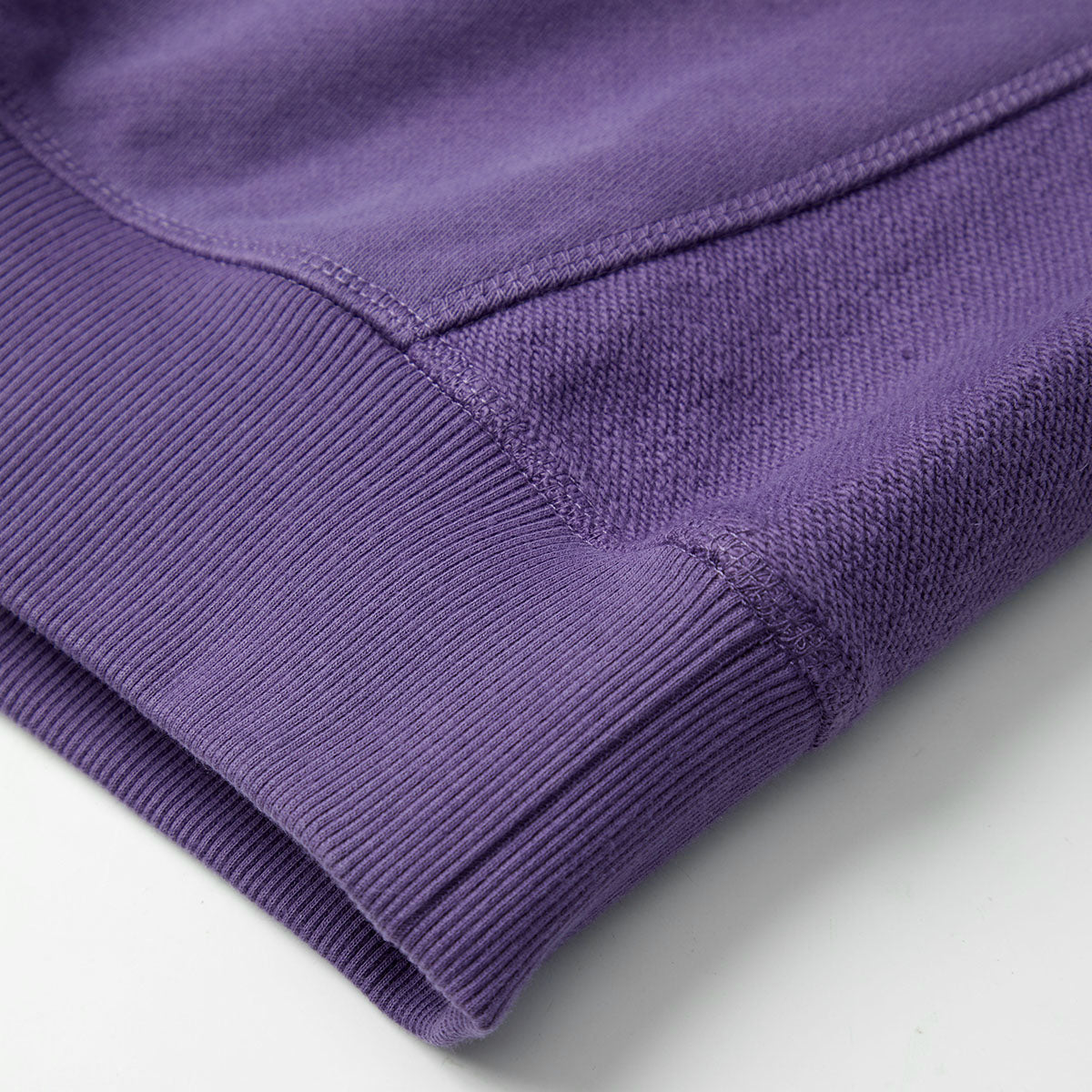 Embroidery Purple Logo Sweatshirt