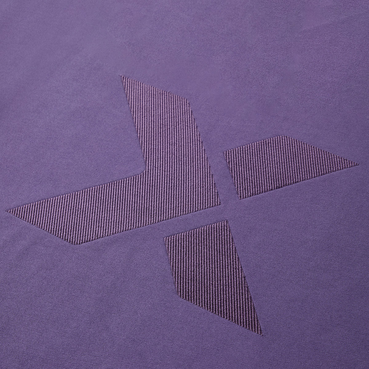 Embroidery Purple Logo Sweatshirt