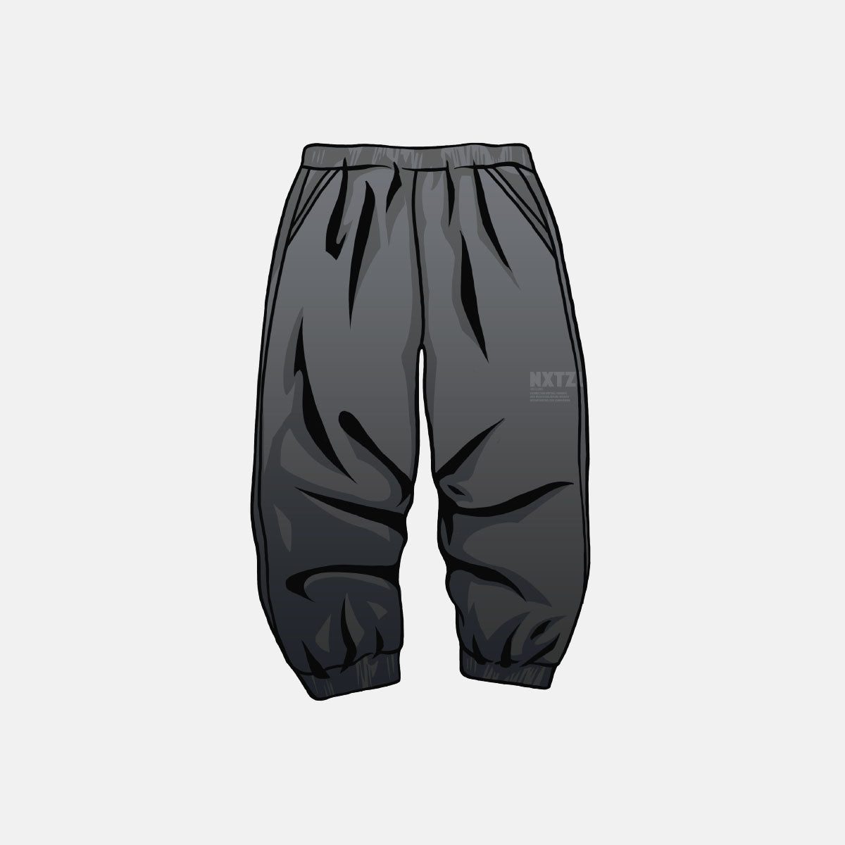 NXT AZUKI Stone Washed Sweatpants