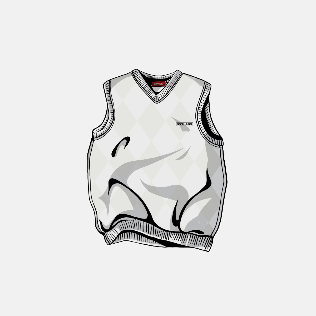 V-Neck Argyle Sweater Vest