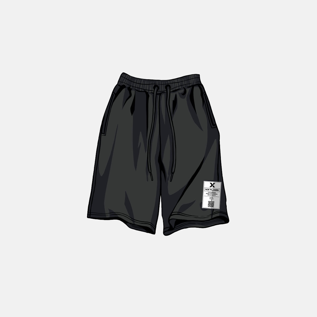 Cotton Logo Shorts