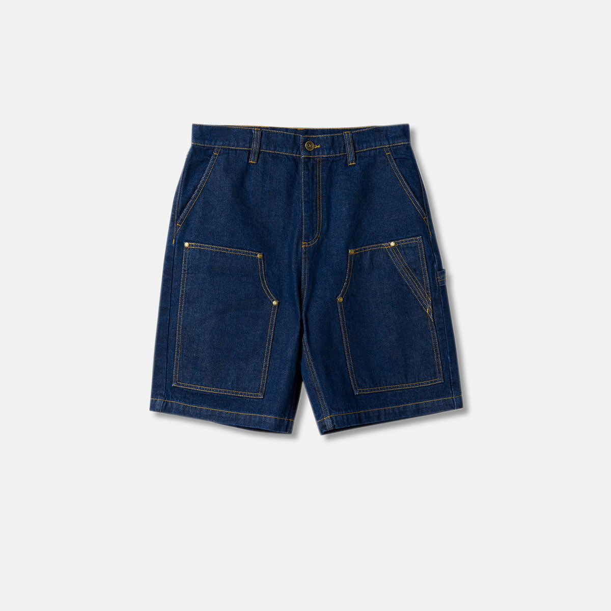 Classic Denim Double Knee Shorts