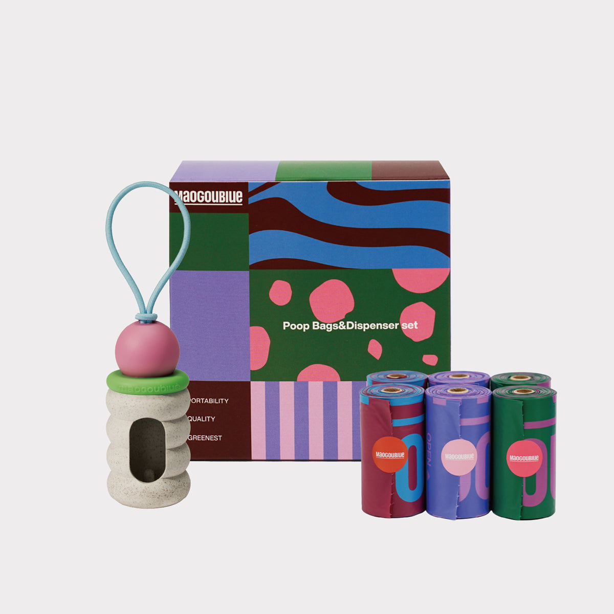 Maogoublue Pet Capsule Poop Bag Holder