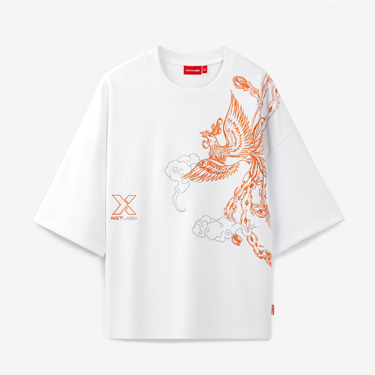 Fire Bird Embroidered French Terry Tee