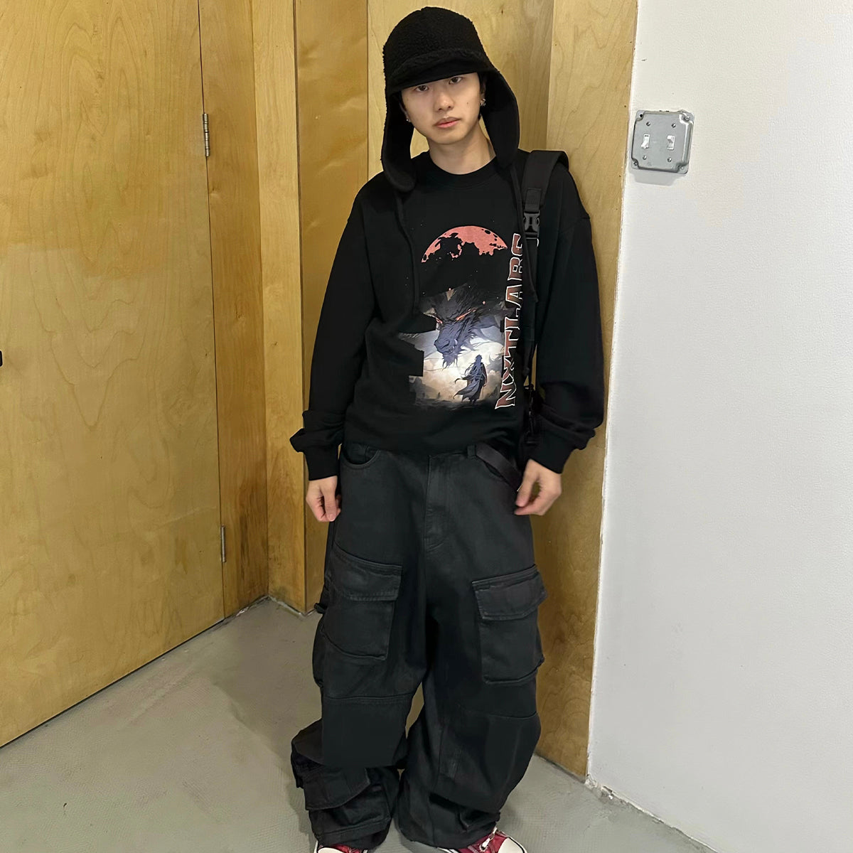 Digital Printing Glow In The Dark Sweatshirt