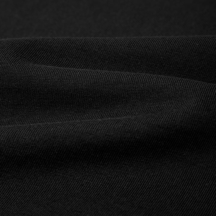 Close-up of black fabric texture