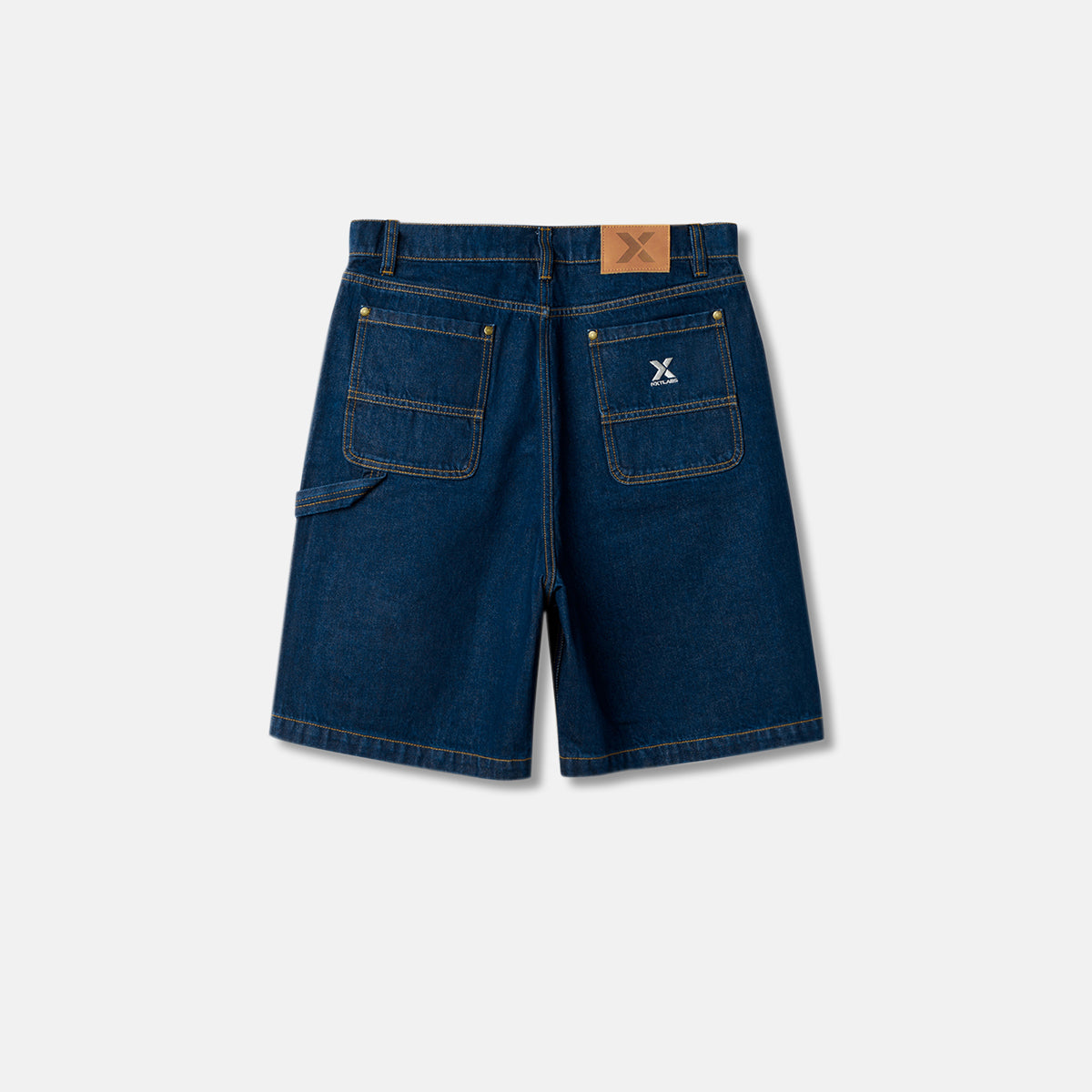 Classic Denim Double Knee Shorts