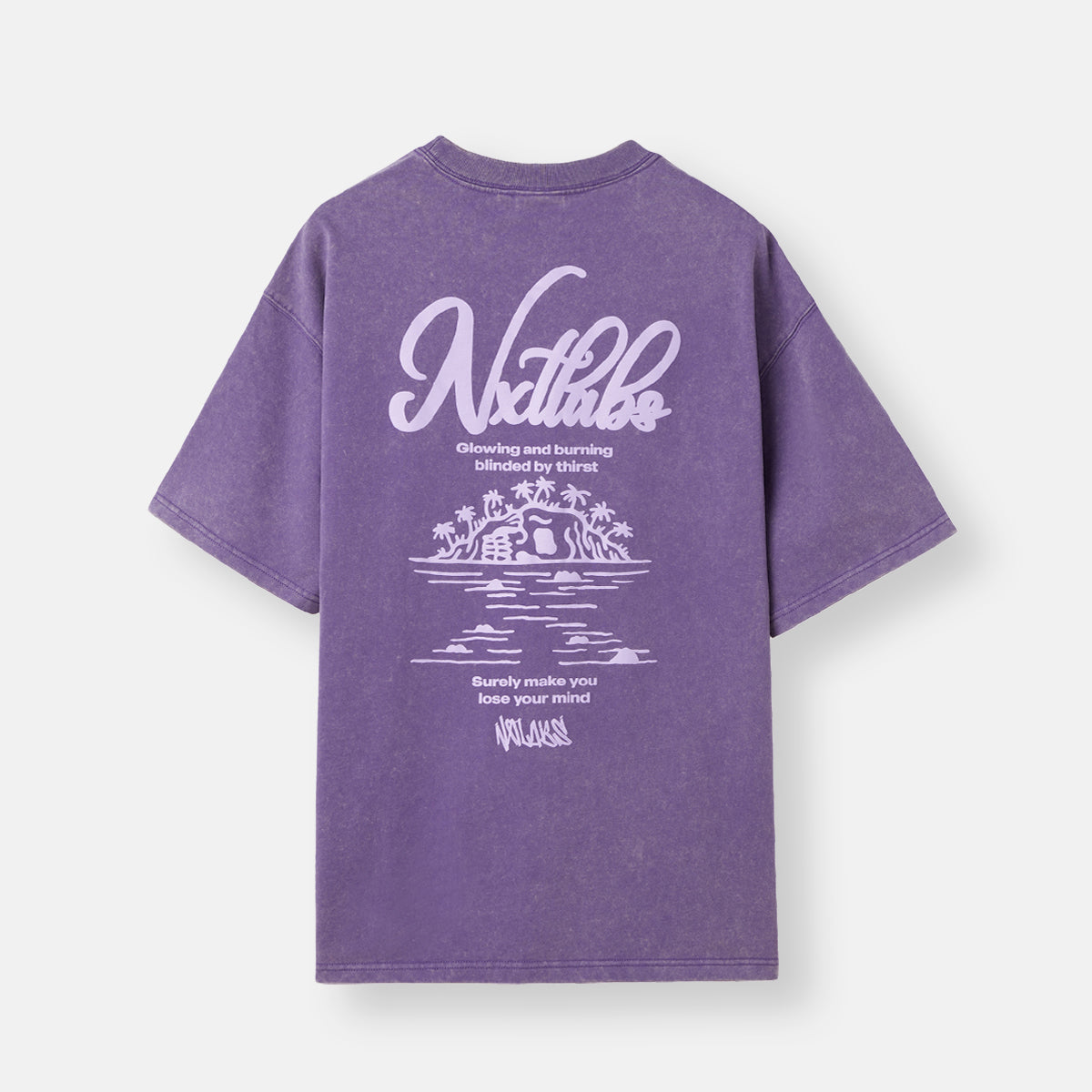 City Pop Graphic Tee Stone Washed