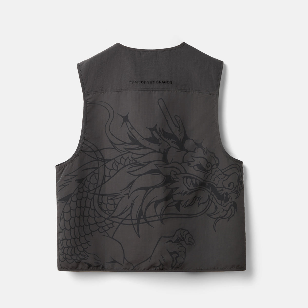 Dragon Printed Utility Vest