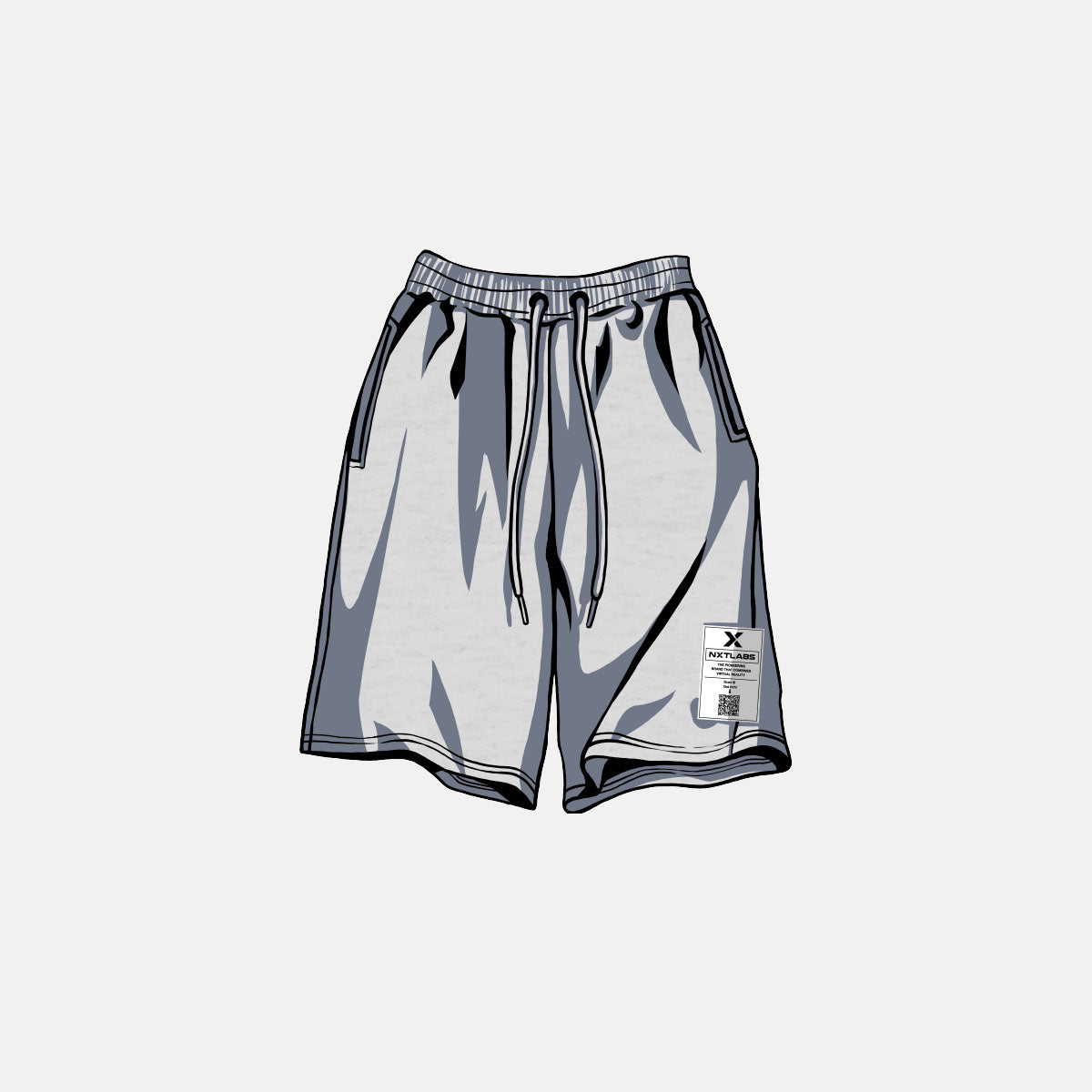 Cotton Logo Shorts