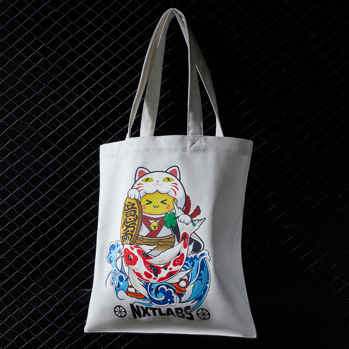 Maneki Beanz Canvas Tote Bag