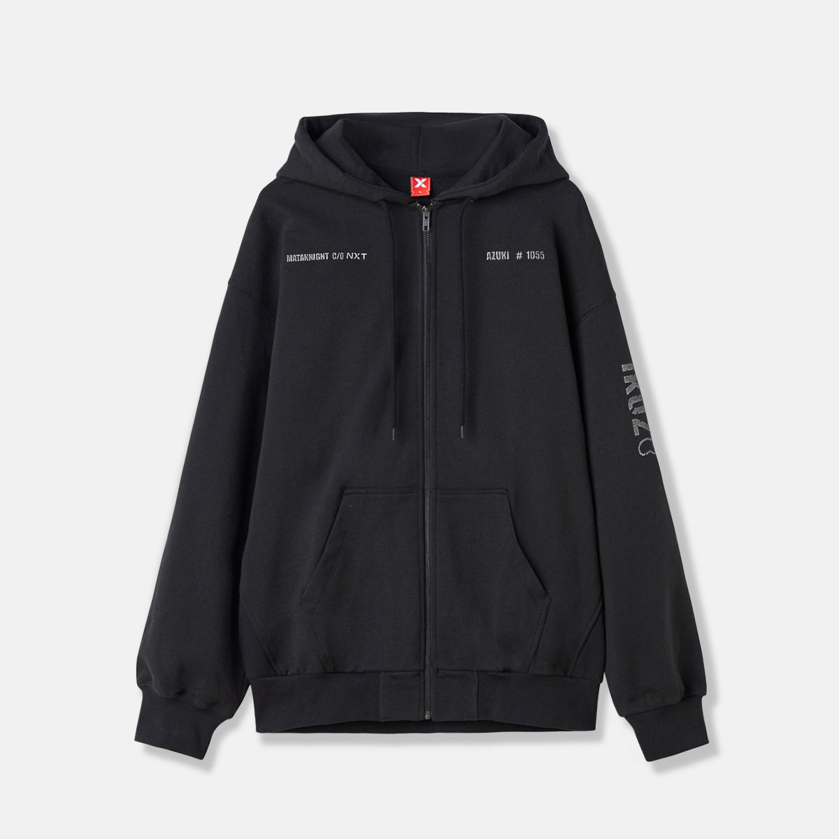 NXT AZUKI No.1055 Glow In The Dark Zip Hoodie