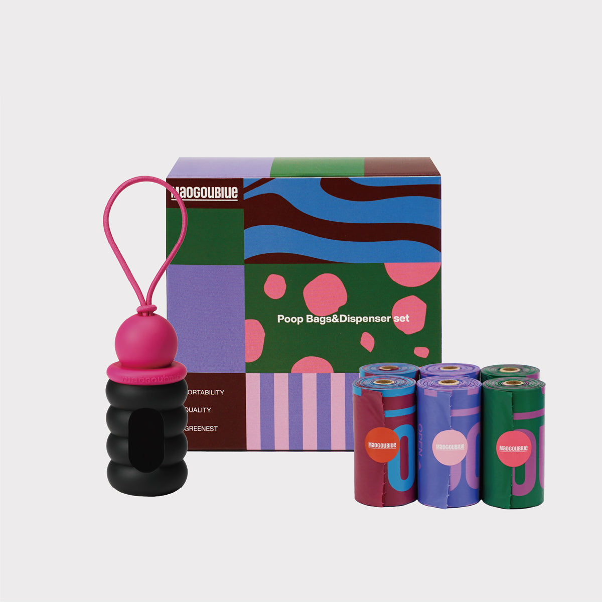 Maogoublue Pet Capsule Poop Bag Holder