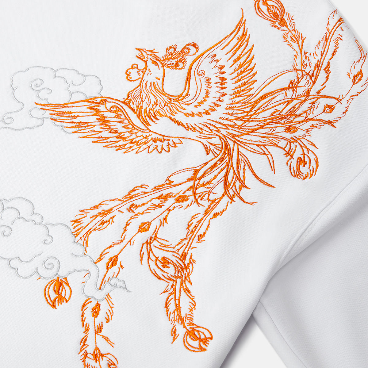 Fire Bird Embroidered French Terry Tee