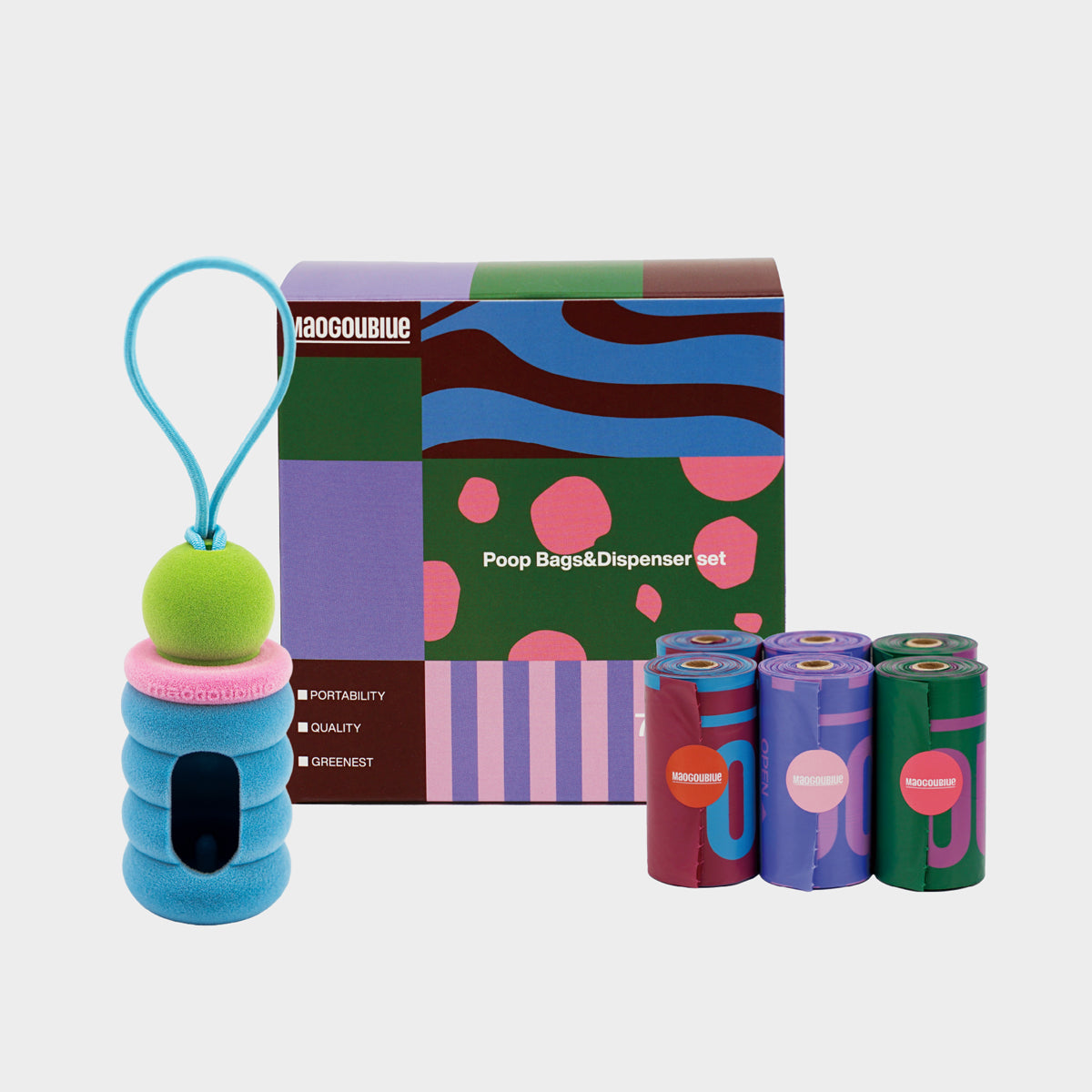 Maogoublue Pet Capsule Poop Bag Holder