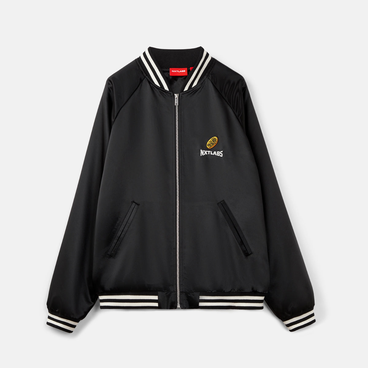 Maneki Beanz Fortune Cat Bomber Jacket