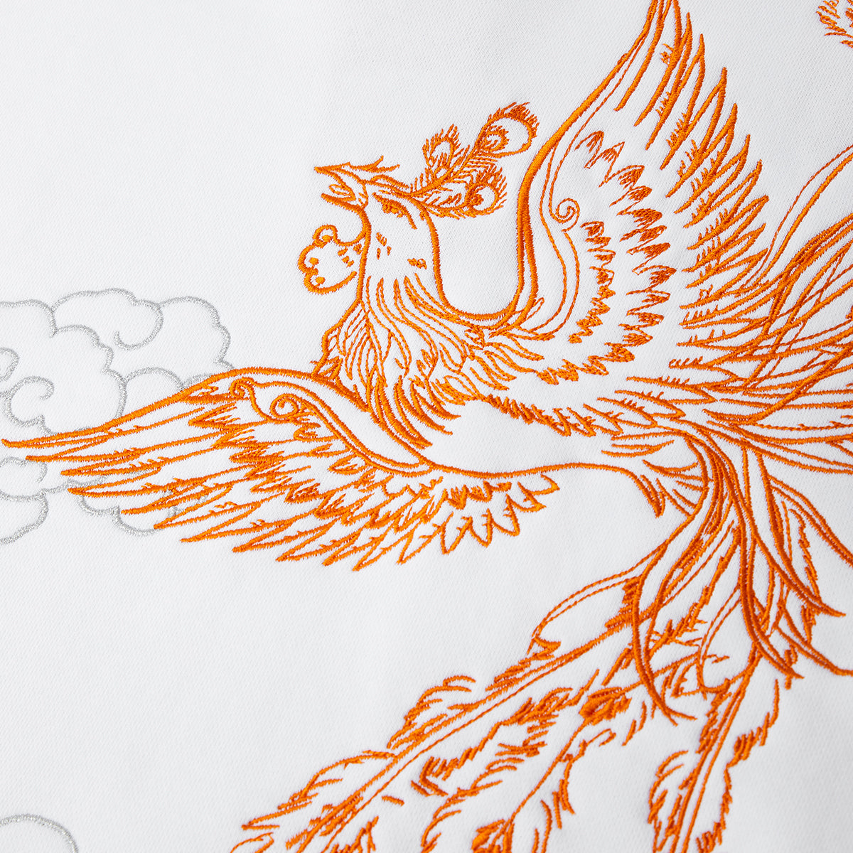 Fire Bird Embroidered French Terry Tee