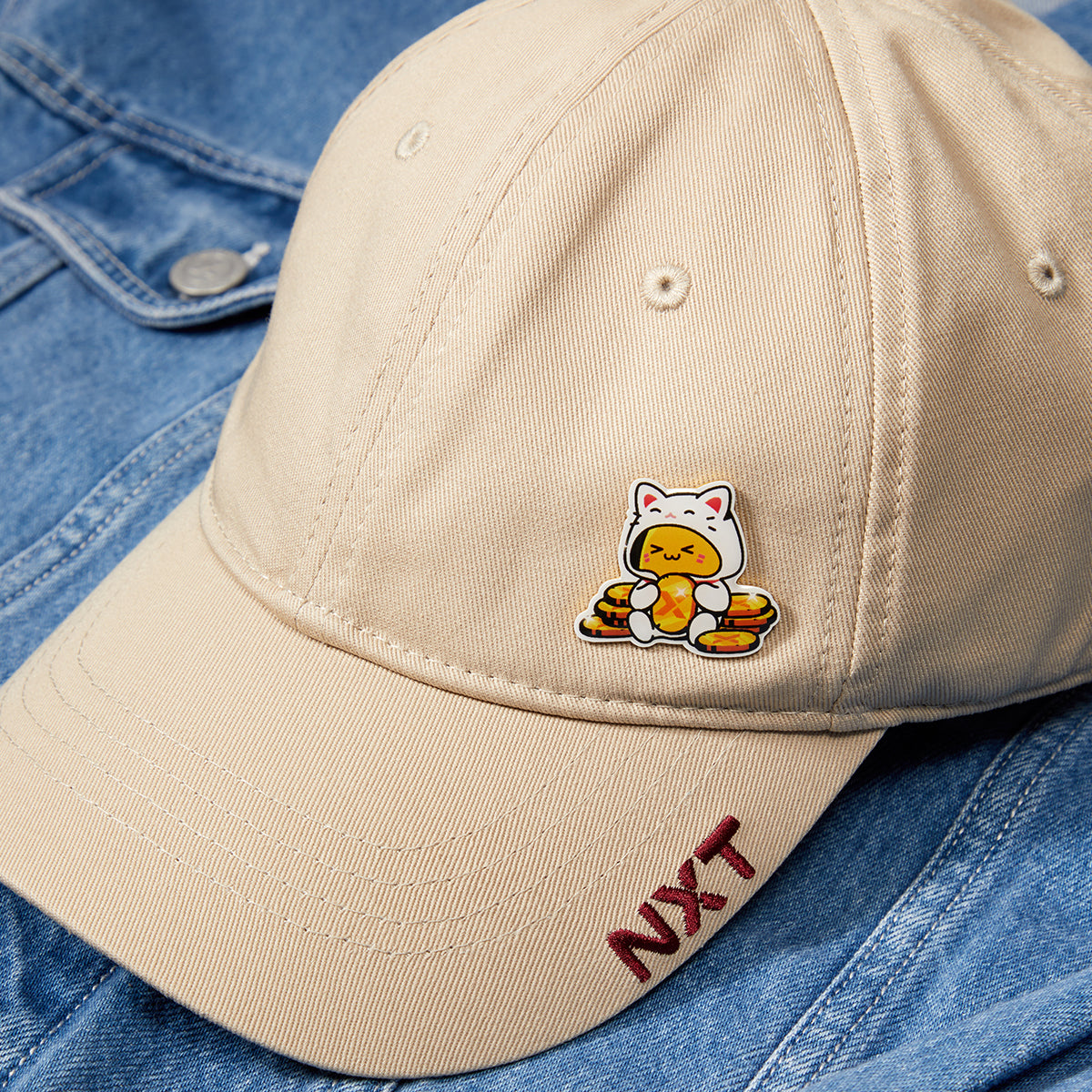 Maneki Beanz Brooch