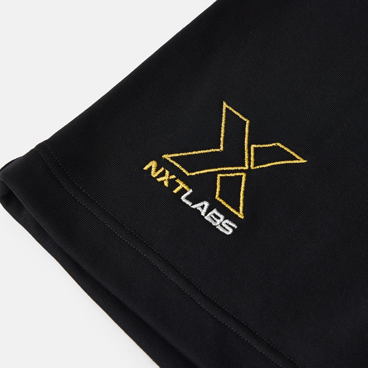 Vermilion Bird Metallic Embroidered Sweat Shorts