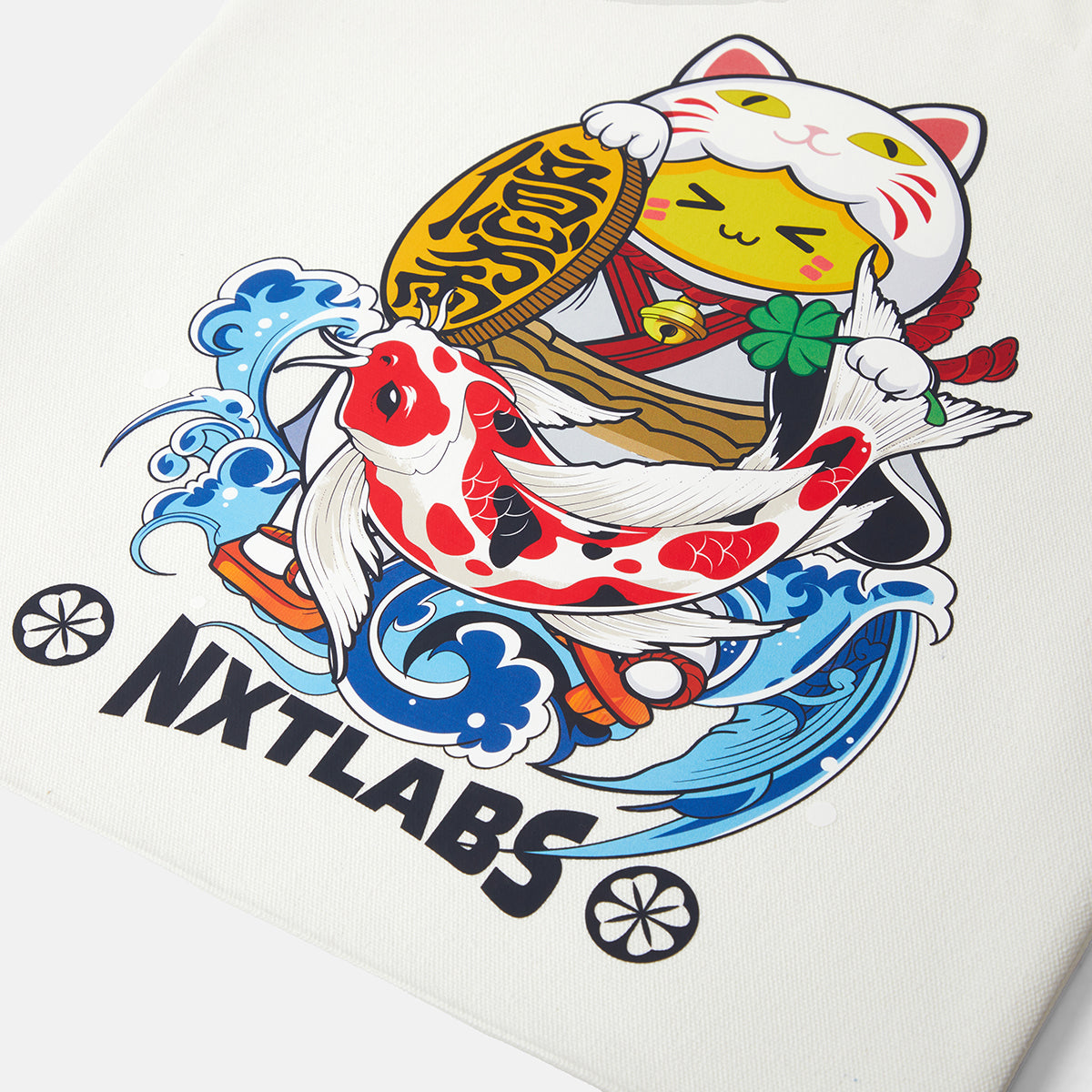 Maneki Beanz Canvas Tote Bag