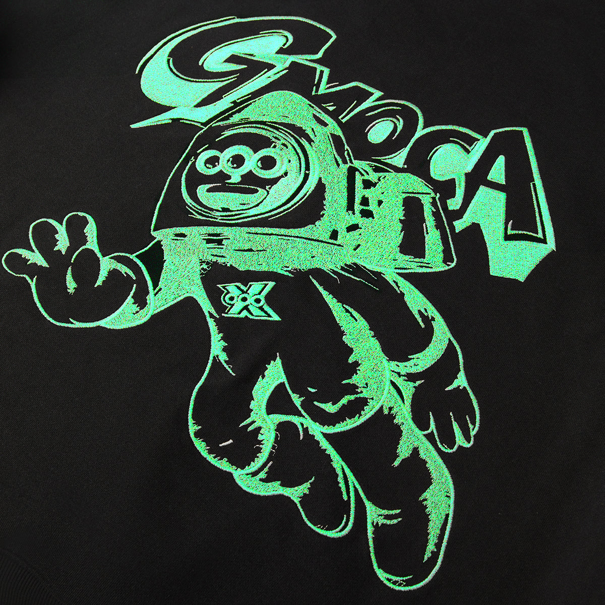 MOCA X NXTLABS Glow In The Dark Spaceman Hoodie