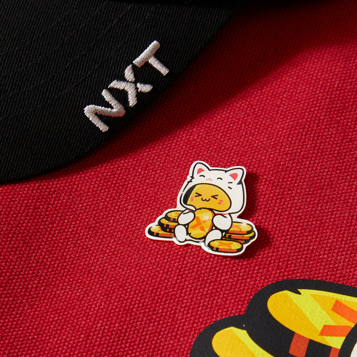 Maneki Beanz Brooch