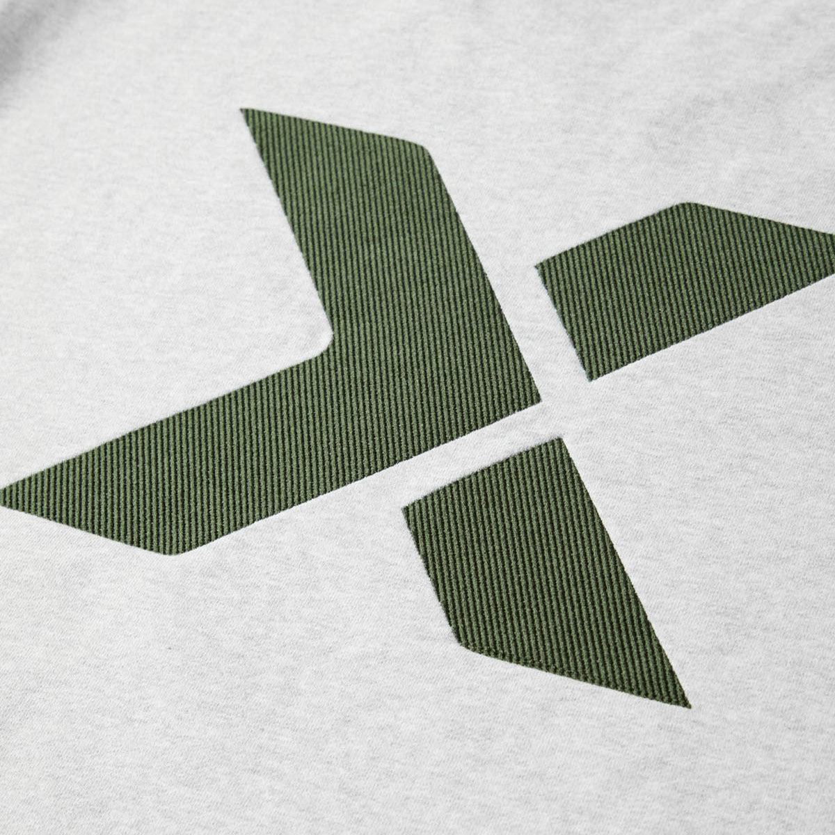 Embroidery Grey Logo Sweatshirt