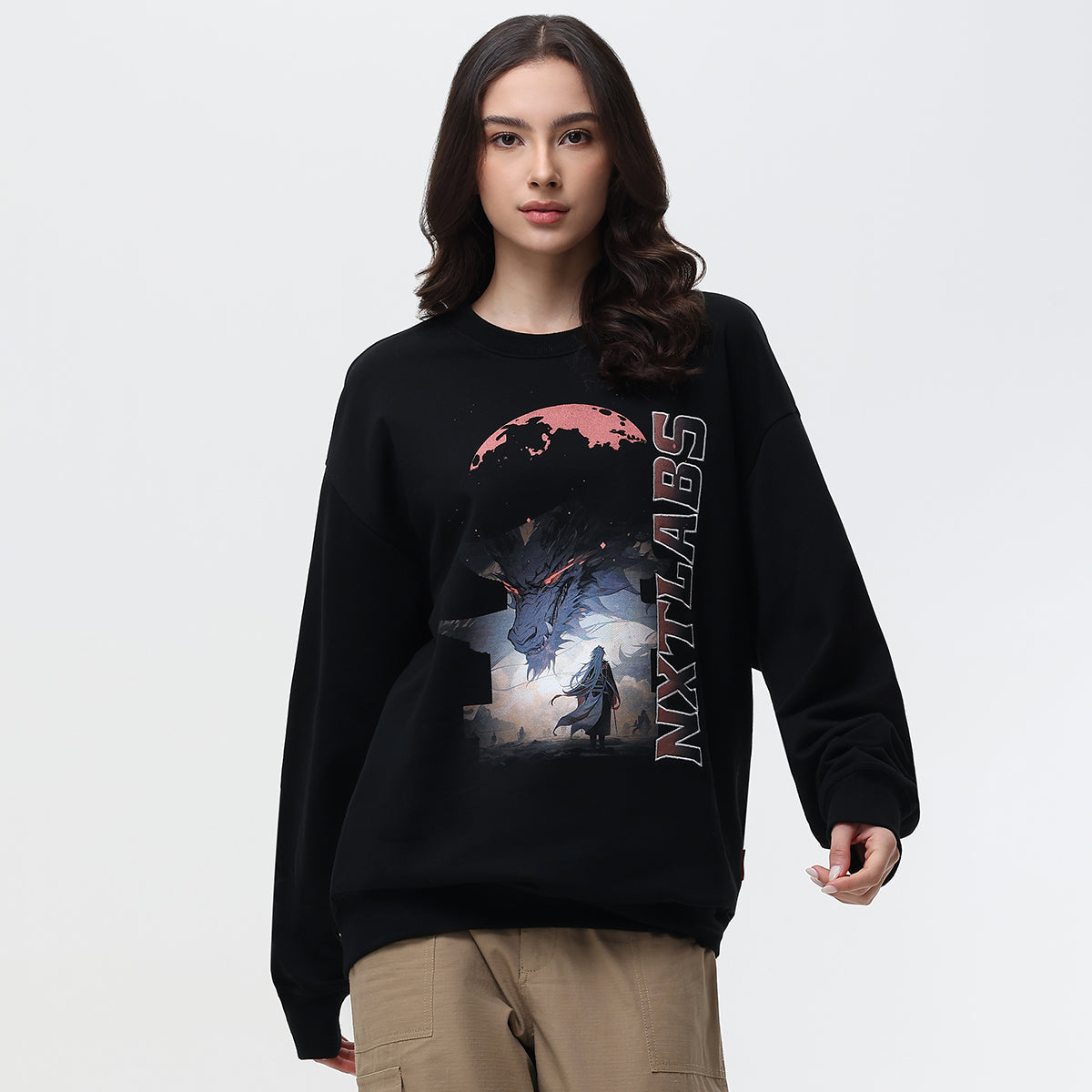 Digital Printing Glow In The Dark Sweatshirt