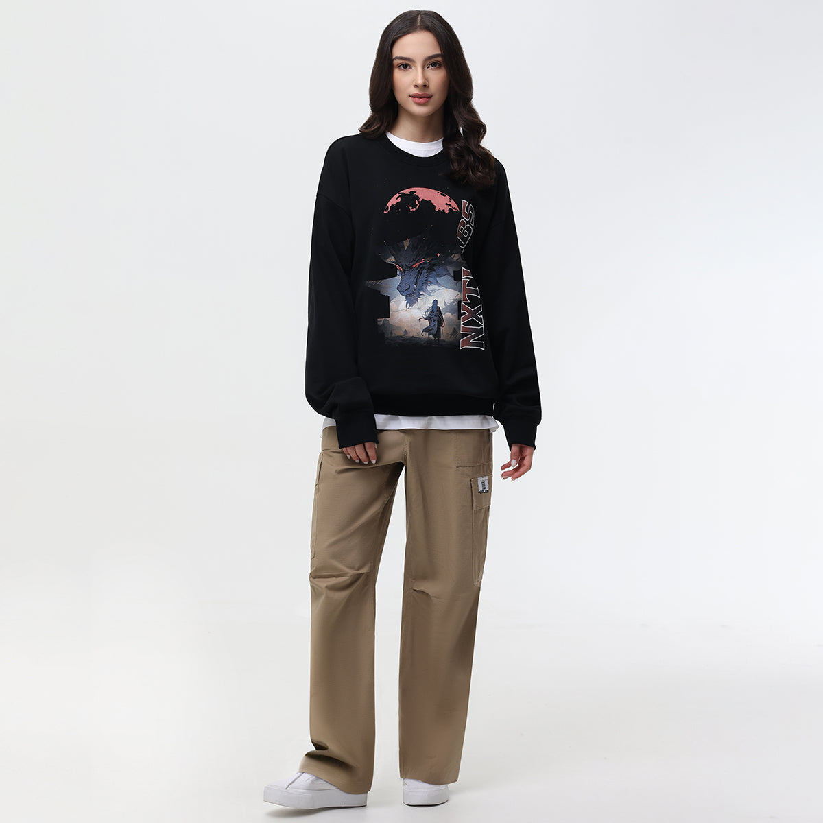 Digital Printing Glow In The Dark Sweatshirt