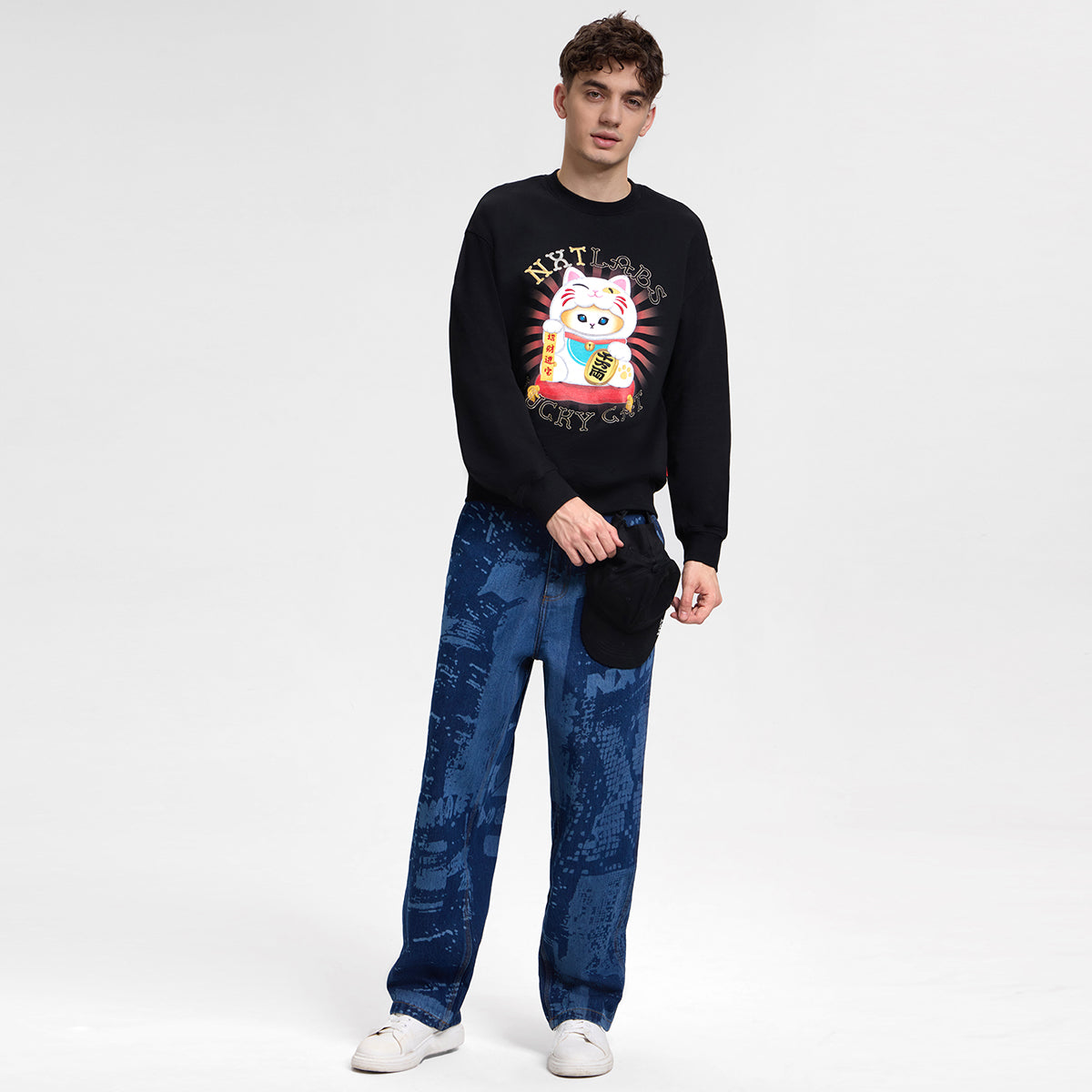 Maneki Beanz Lucky Cat Sweatshirt