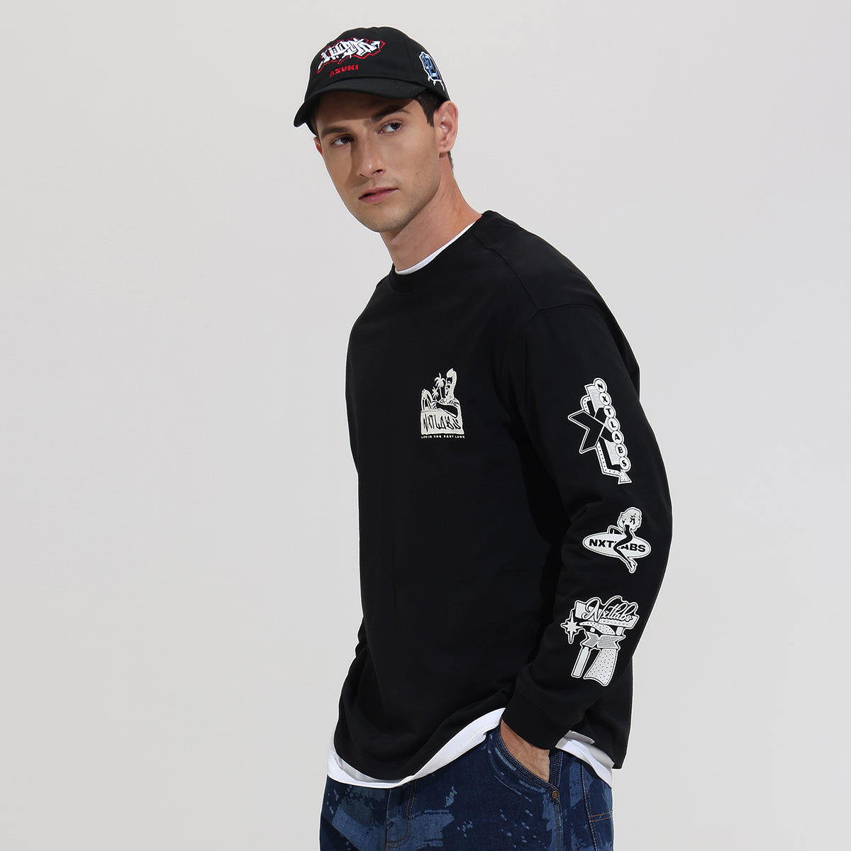 City Pop Light Board Long Sleeve T-Shirt