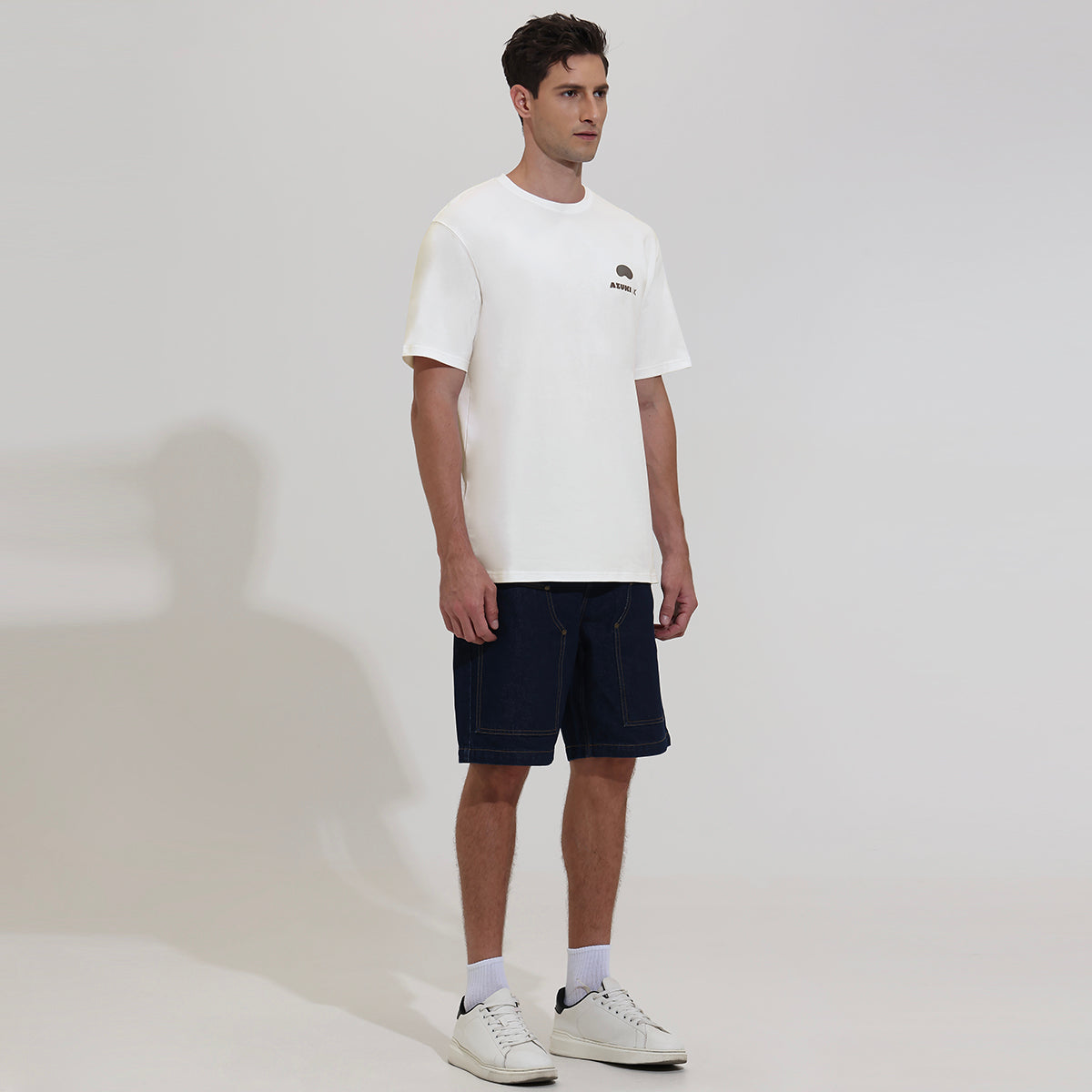 Classic Denim Double Knee Shorts