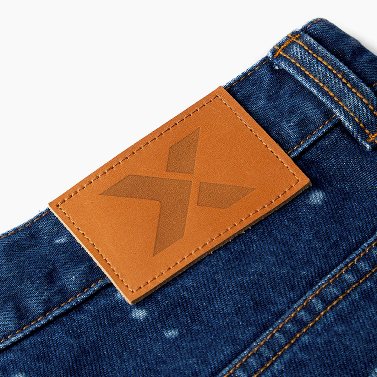 City Laser Print Jeans