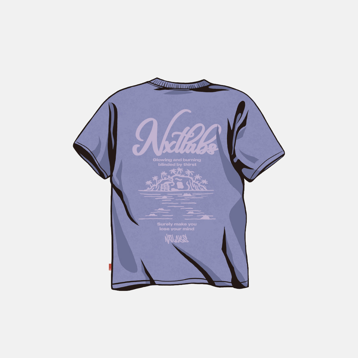 City Pop Graphic Tee Stone Washed