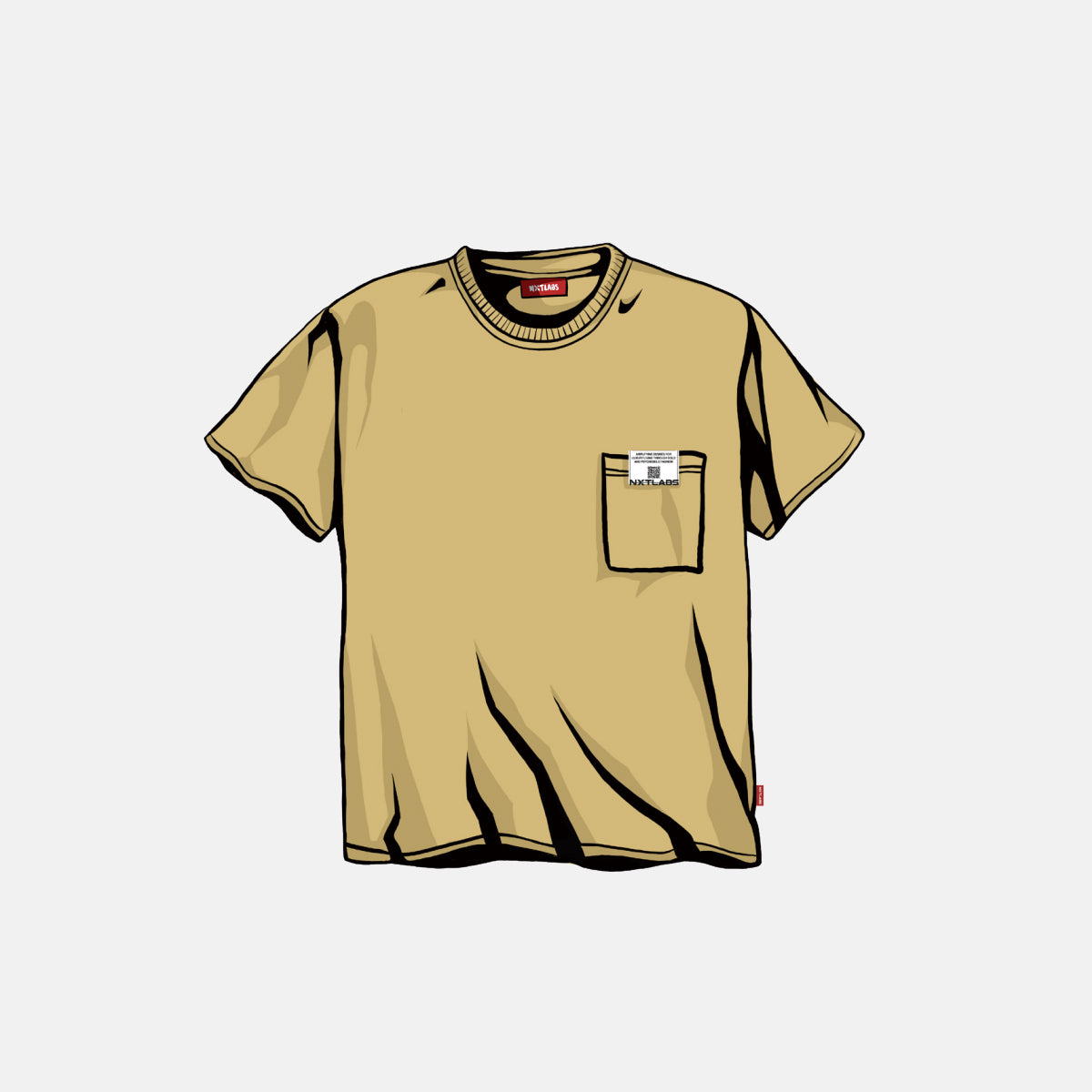 Basic Pocket Tee Embroidery Logo