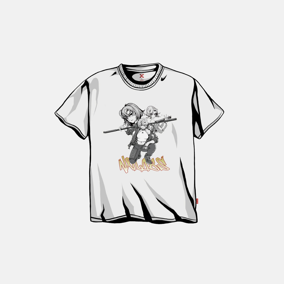 NXT AZUKI No.4589 White T-Shirt