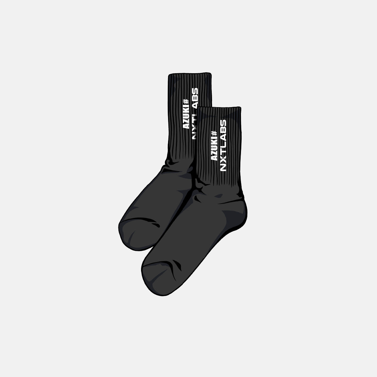 NXT AZUKI Logo Crew Socks