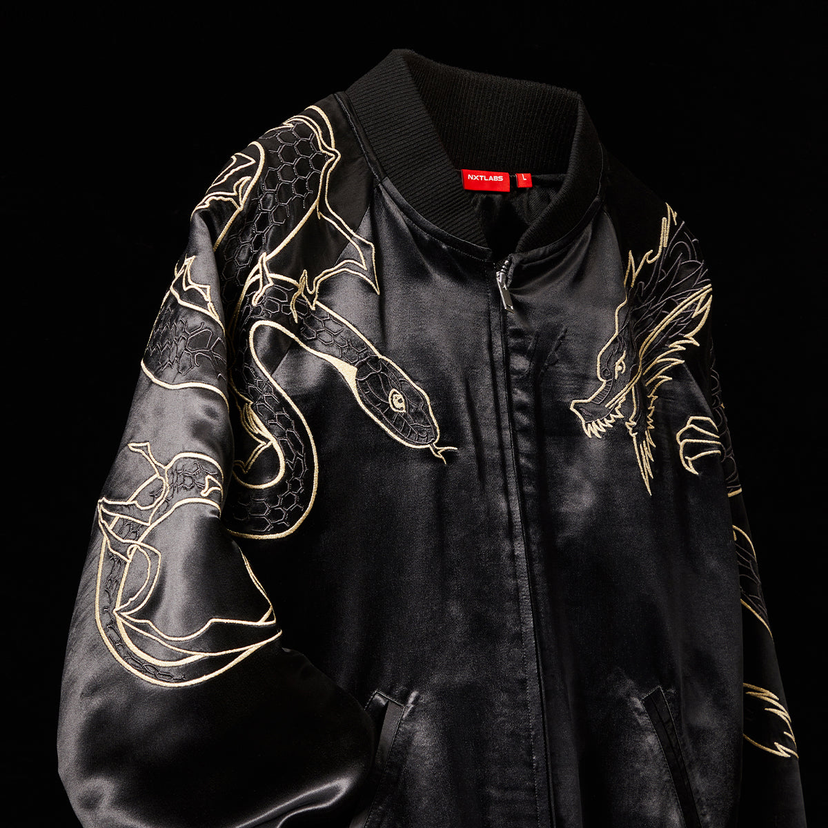 Year of The Snake Glow-In-Dark Bomber Jacket