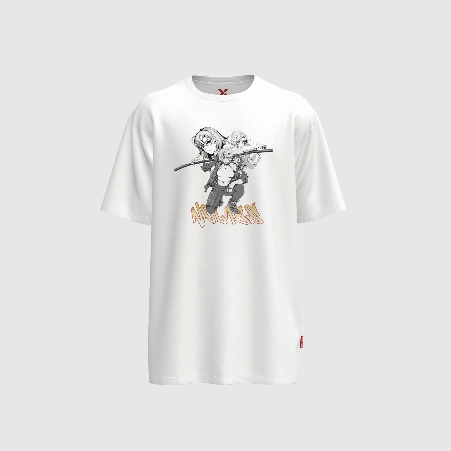 NXT AZUKI No.4589 White T-Shirt