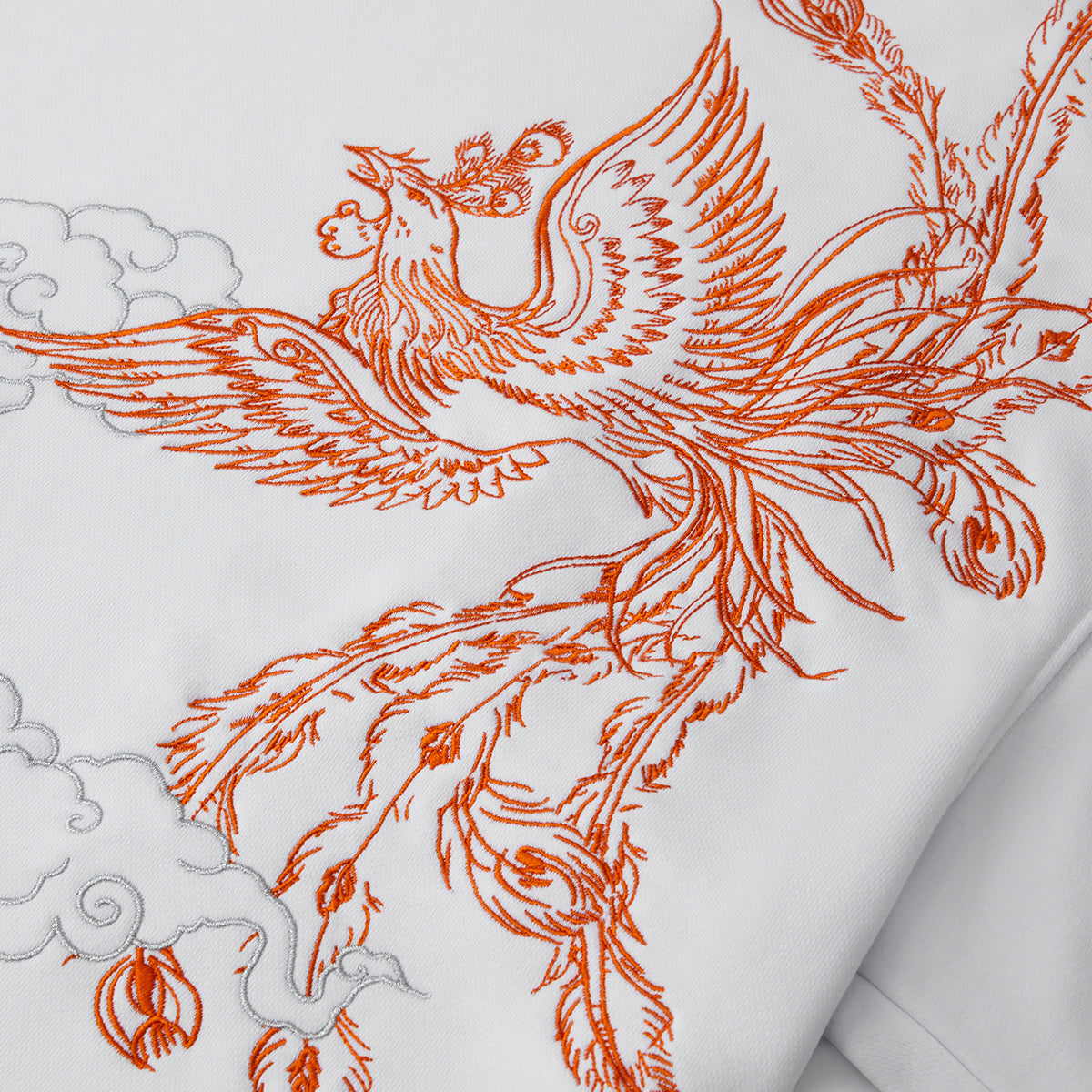 Fire Bird Embroidered French Terry Tee