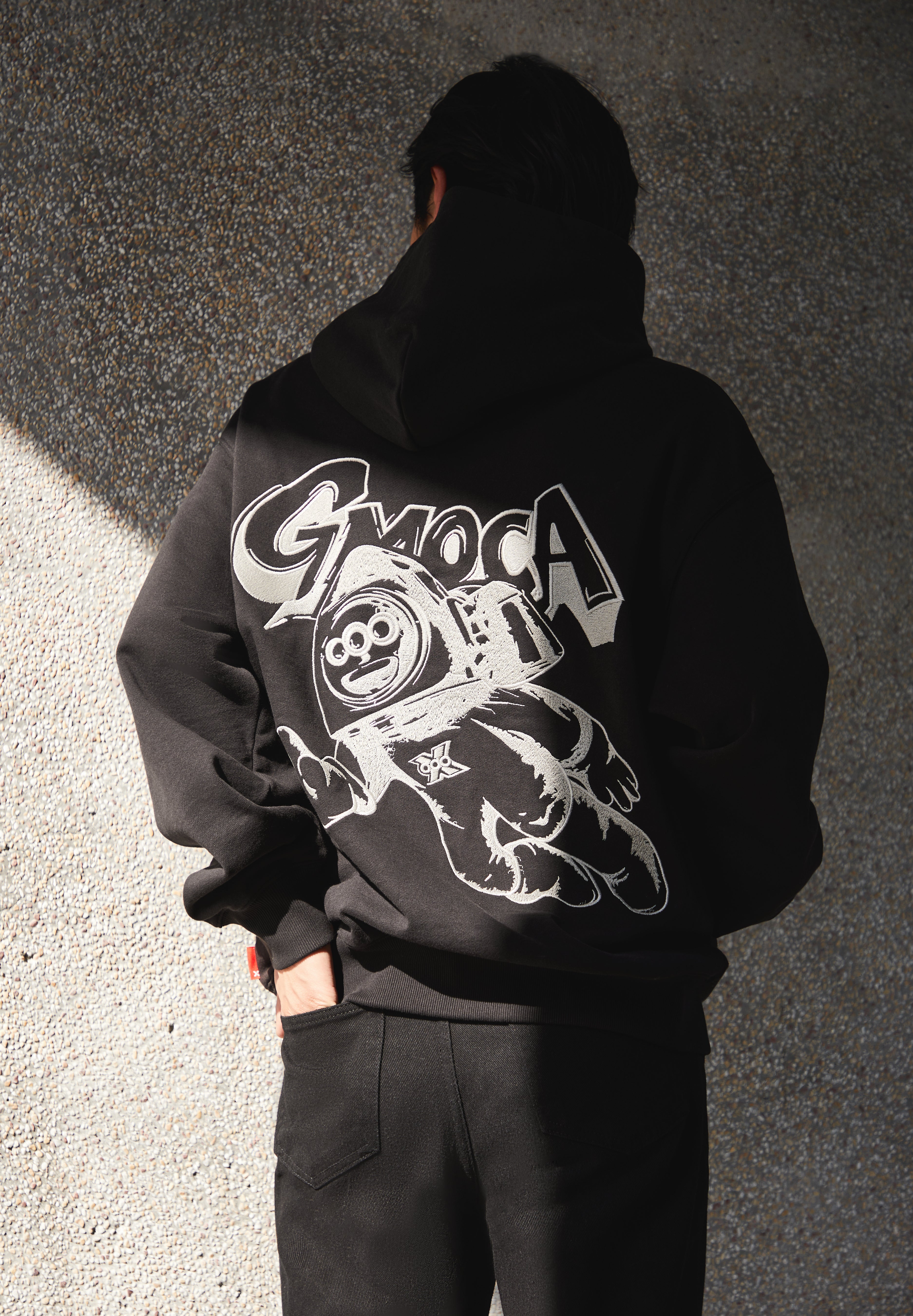 Dare With Dragon ブラック　ブルゾン NXTLABS The Azure Dragon Embroidery Sweatshirt