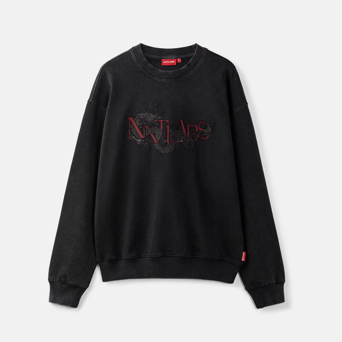 The Azure Dragon Embroidery Sweatshirt