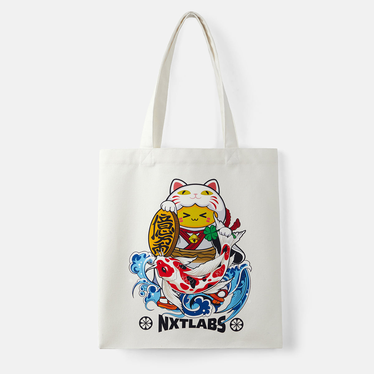 Maneki Beanz Canvas Tote Bag